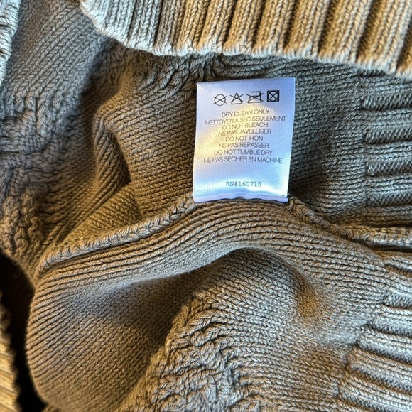 SER.O.YA Liam Cable Knit Sweater in Tan Acid Wash sz S - Picture 15 of 15